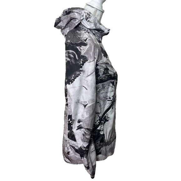 Lululemon Miss Misty II Jacket Women’s Size 2 Black White Print Packable Hooded - Picture 3 of 12